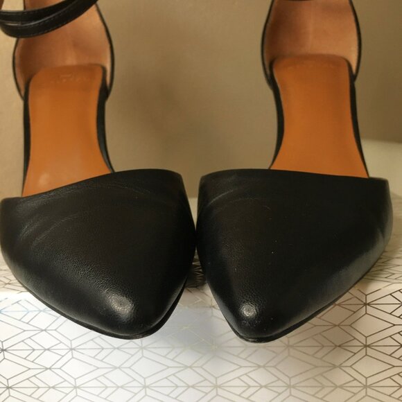 ＨＡＬＳＴＯＮ "London" Napa Leather Double Ankle Strap D'Orsay - Size 8.5 - Picture 8 of 13
